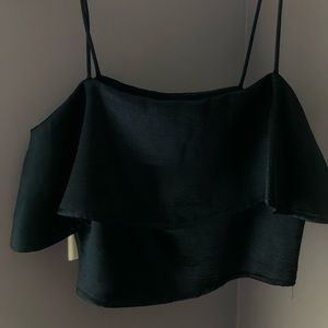URBAN OUTFITTERS deep navy blue crop/tank top.